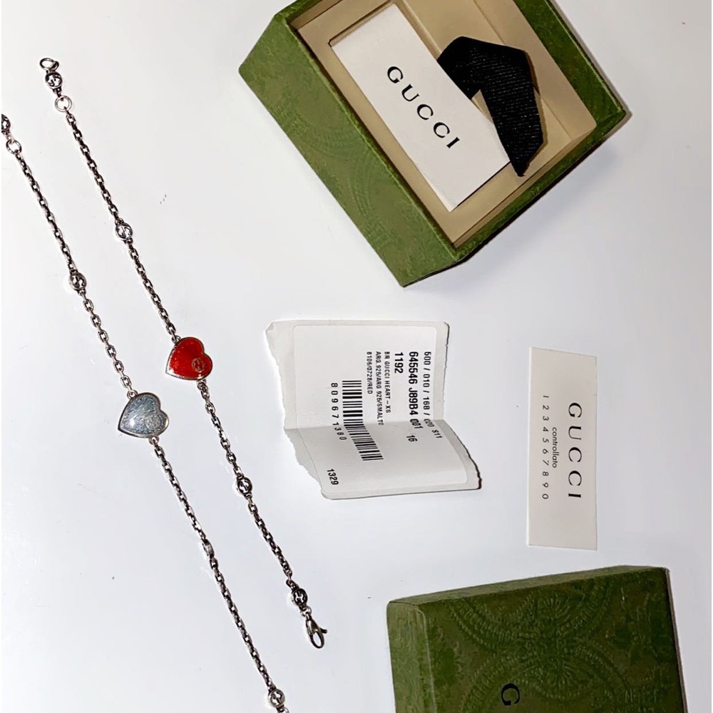 Gucci heart bracelet